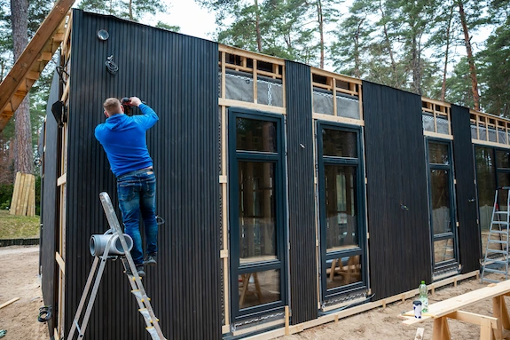 ADU Construction of a standalone backyard living unit