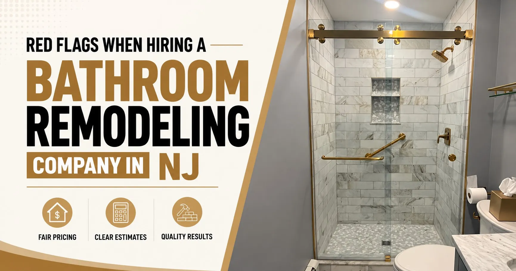 Red flags when hiring a bathroom remodeling company in NJ by PHS Construction LLC